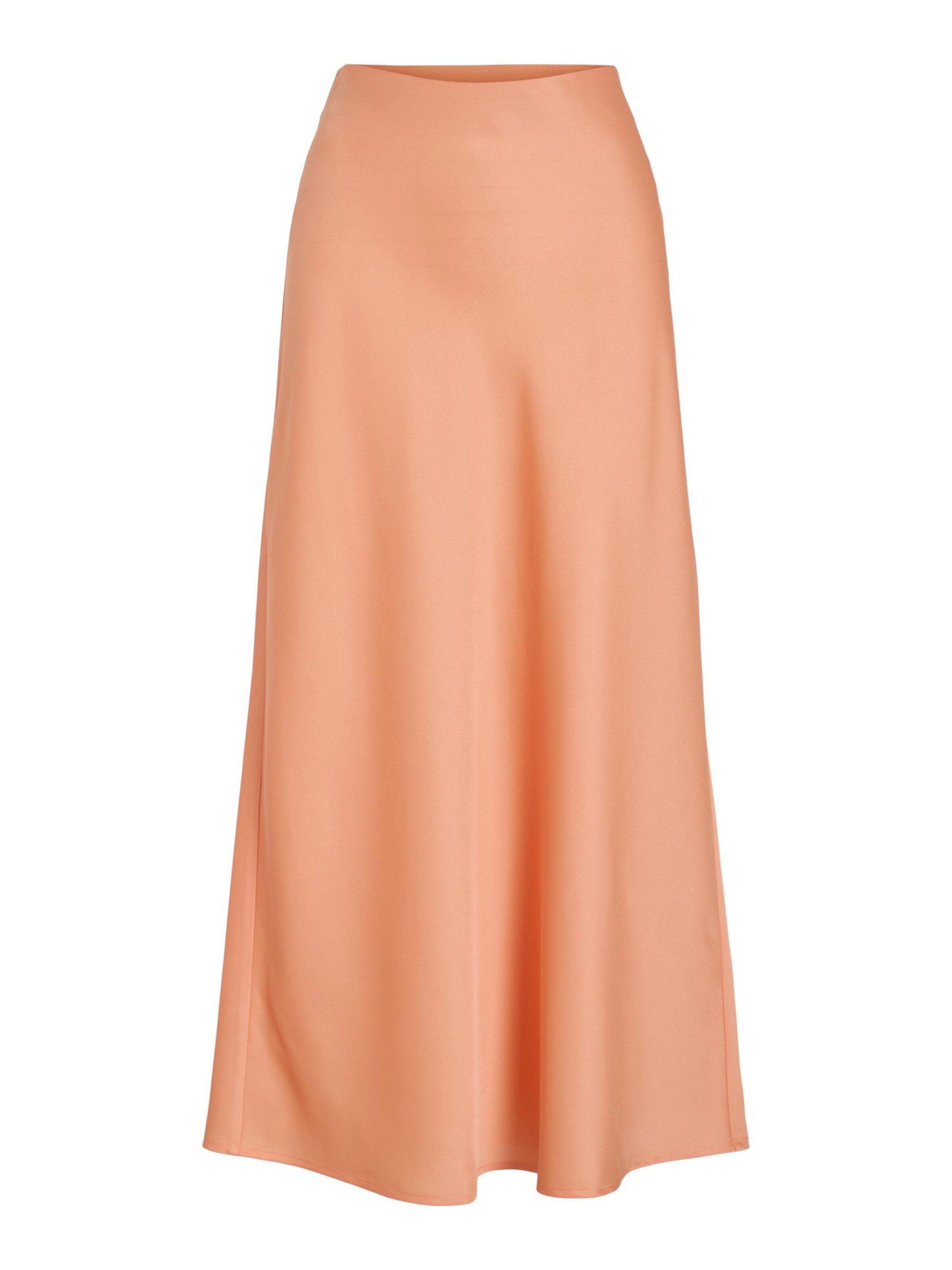 VILA - Falda 'VIEllette' en naranja: frente