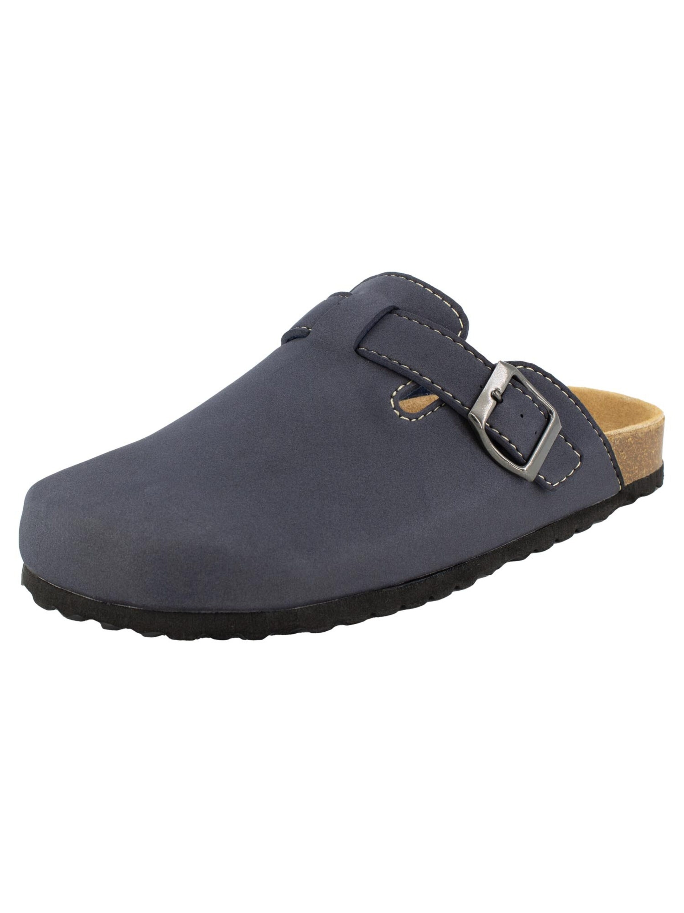 SUPERSOFT by Indigo Clogs 'Classic' in Blue: front
