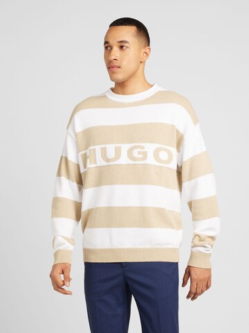 Pull-over 'Sobueh' HUGO en beige : devant