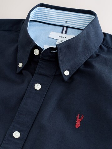 Next Slim Fit Hemd in Blau
