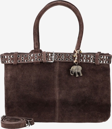 ANOKHI Handtasche in Braun: Vorderseite