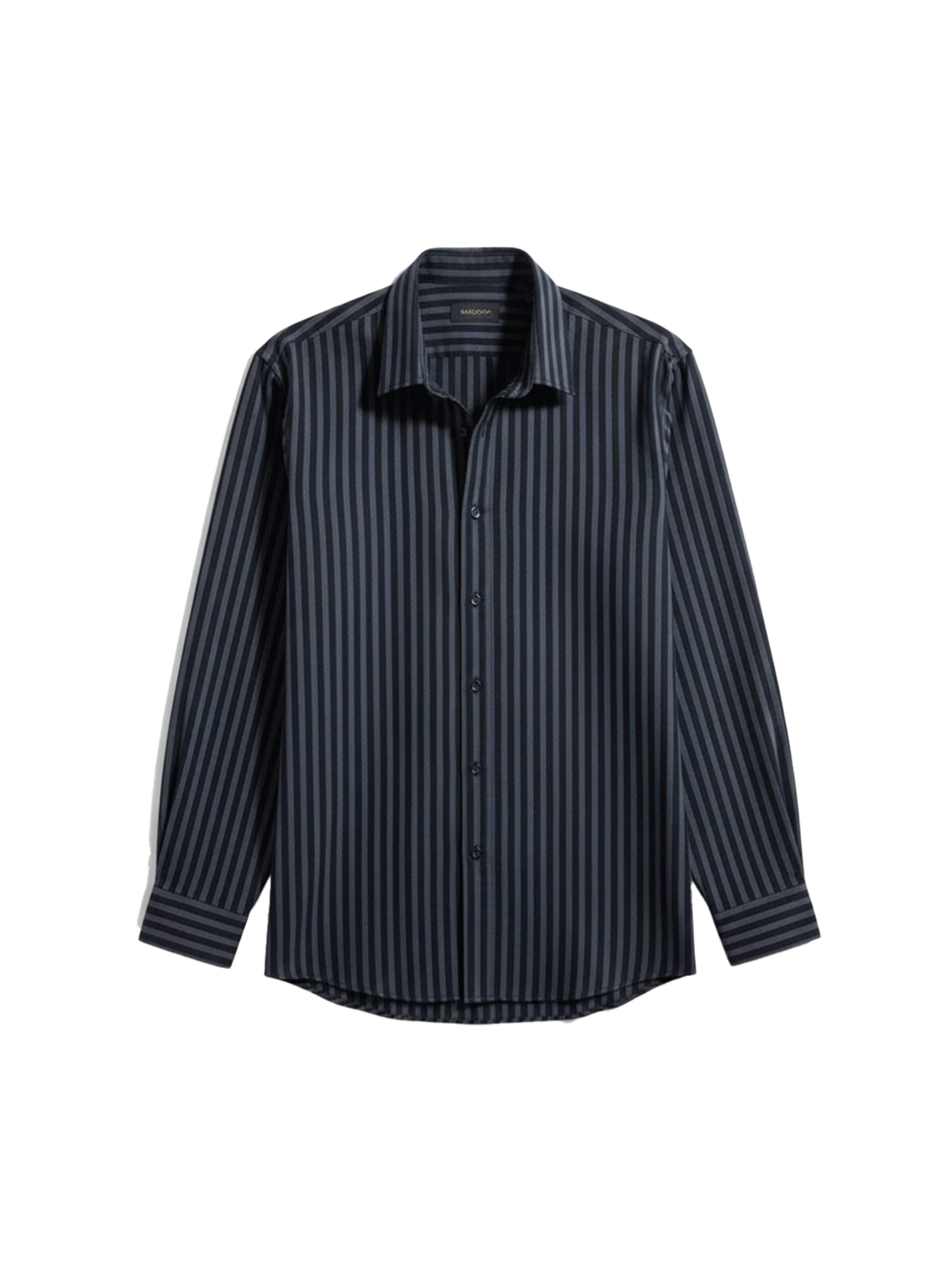 Kleidermafia Camisa 'Thick Checked Winter Shirt - Blue' en S en azul, Vista del producto