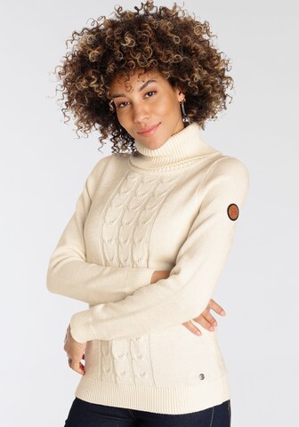 KangaROOS Sportpullover in Beige