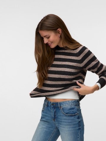 VERO MODA Pulóver 'VMDOFFY' - barna