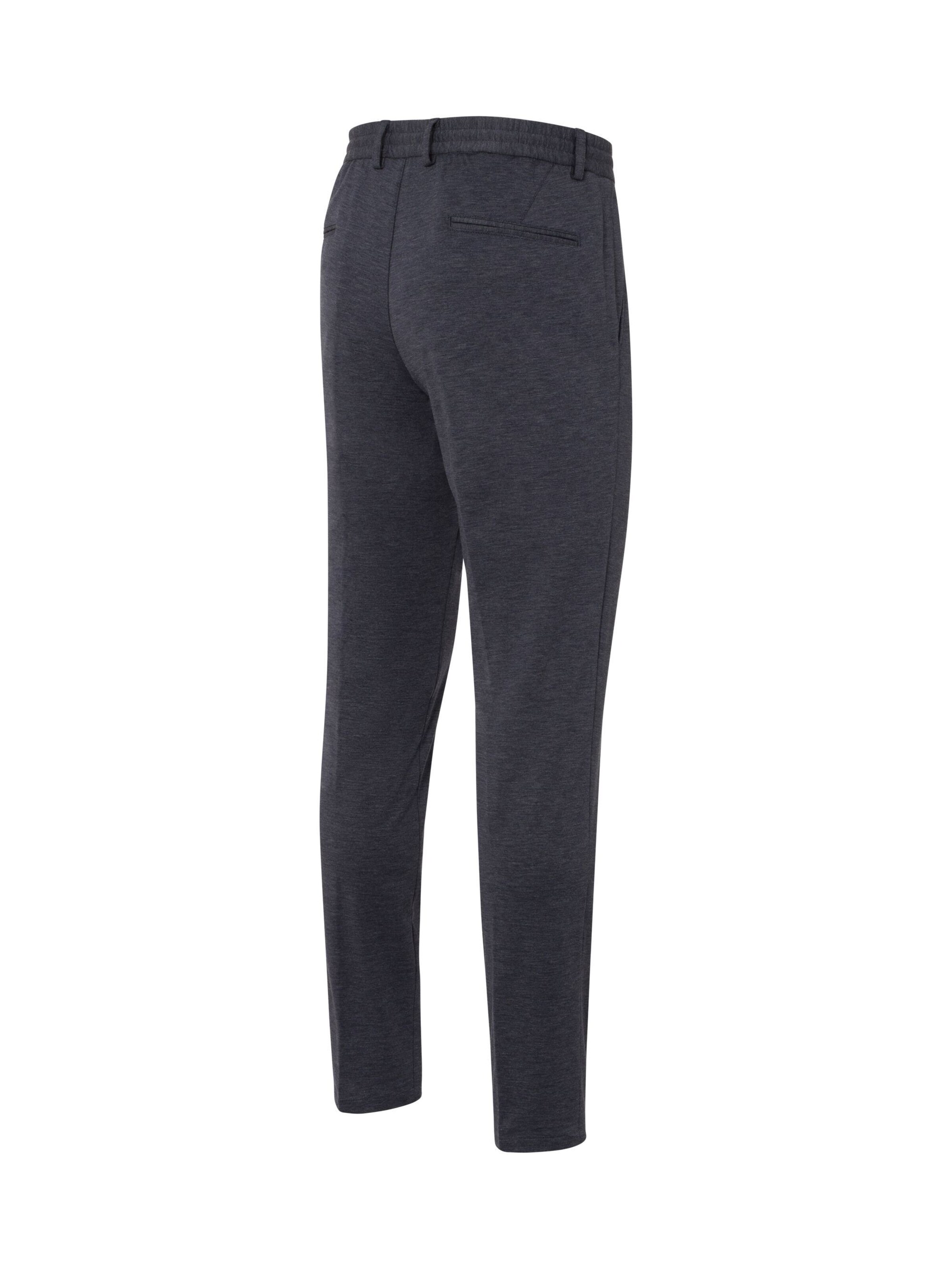 Coupe slim Pantalon à plis '3938-3328' Thomas Goodwin en bleu