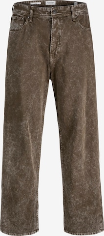 Jack & Jones Junior Loosefit Jeans in Groen: voorkant