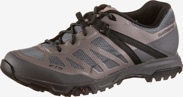 SHIMANO Athletic Lace-Up Shoes 'E-BIKE' in Grey: front