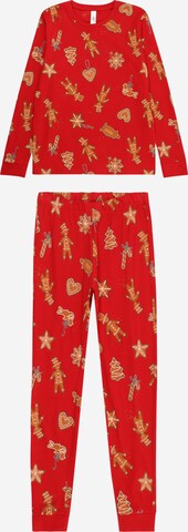 Pyjama Lindex en rouge : devant