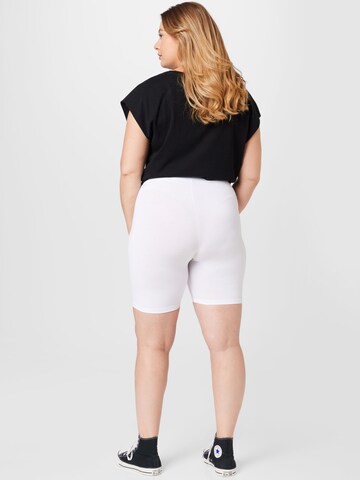 ONLY Carmakoma Skinny Leggings 'TIME' in White