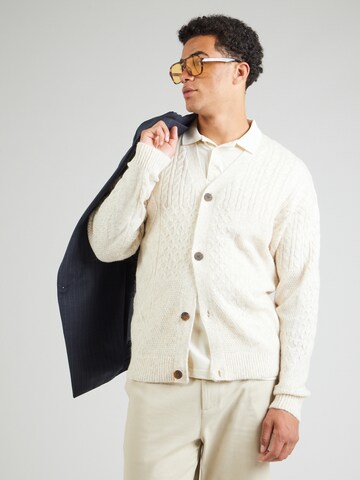 JACK & JONES Neuletakki 'JPRBLUmarkus' värissä beige: etupuoli