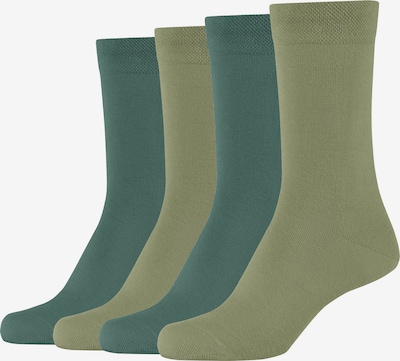 camano Socken in grün / schilf, Produktansicht
