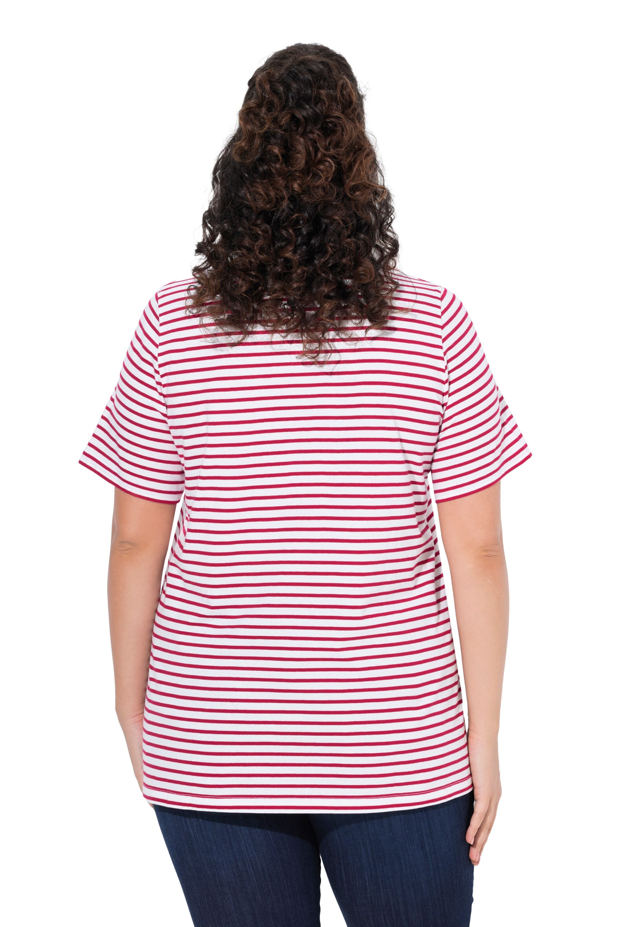 T-shirt Ulla Popken en rouge