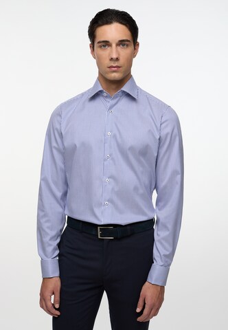 ETERNA Slim fit Business Shirt in Blue: front