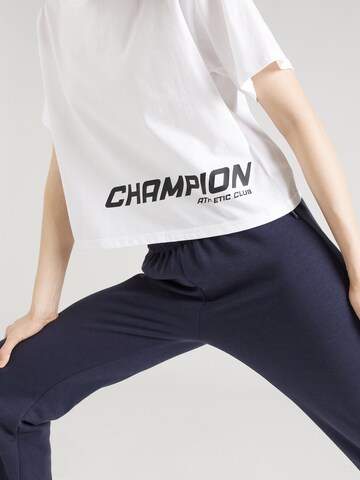 T-shirt fonctionnel Champion Authentic Athletic Apparel en blanc