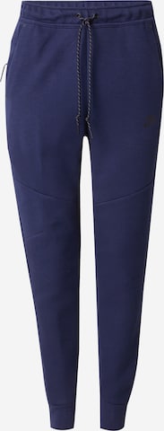 Pantalon 'TCH FLC' Nike Sportswear en bleu : devant