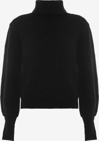 Pull-over faina en noir : devant