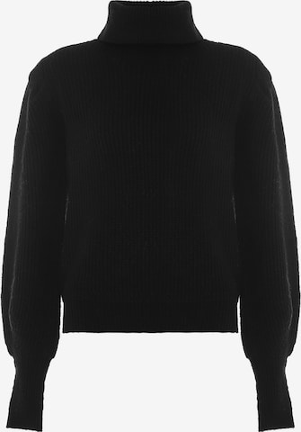 faina Пуловер в черно: отпред