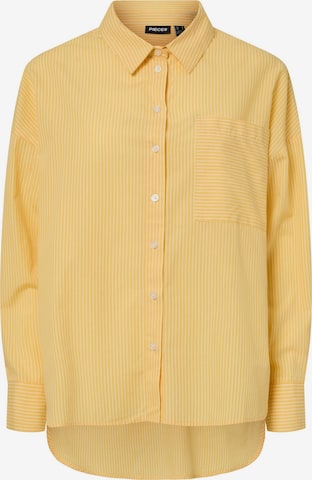 PIECES - Blusa 'PCFeline' en amarillo: frente