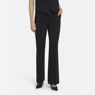 Coupe slim Pantalon à plis Nicowa en noir : devant