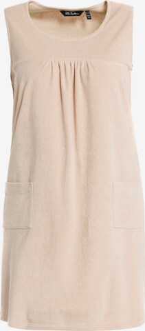 Robe Ulla Popken en beige : devant