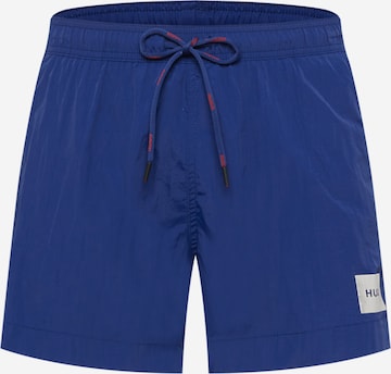 HUGO Red Board Shorts 'DOMINICA' in Blue: front