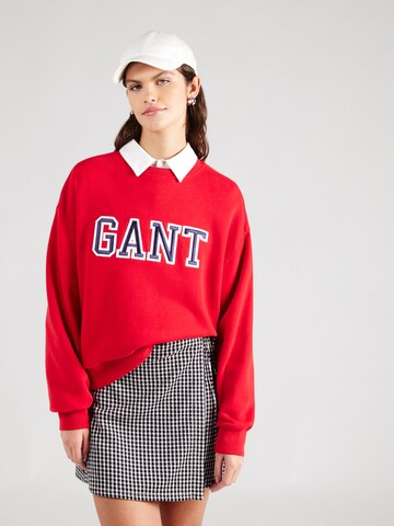 Sweat-shirt GANT en rouge : devant