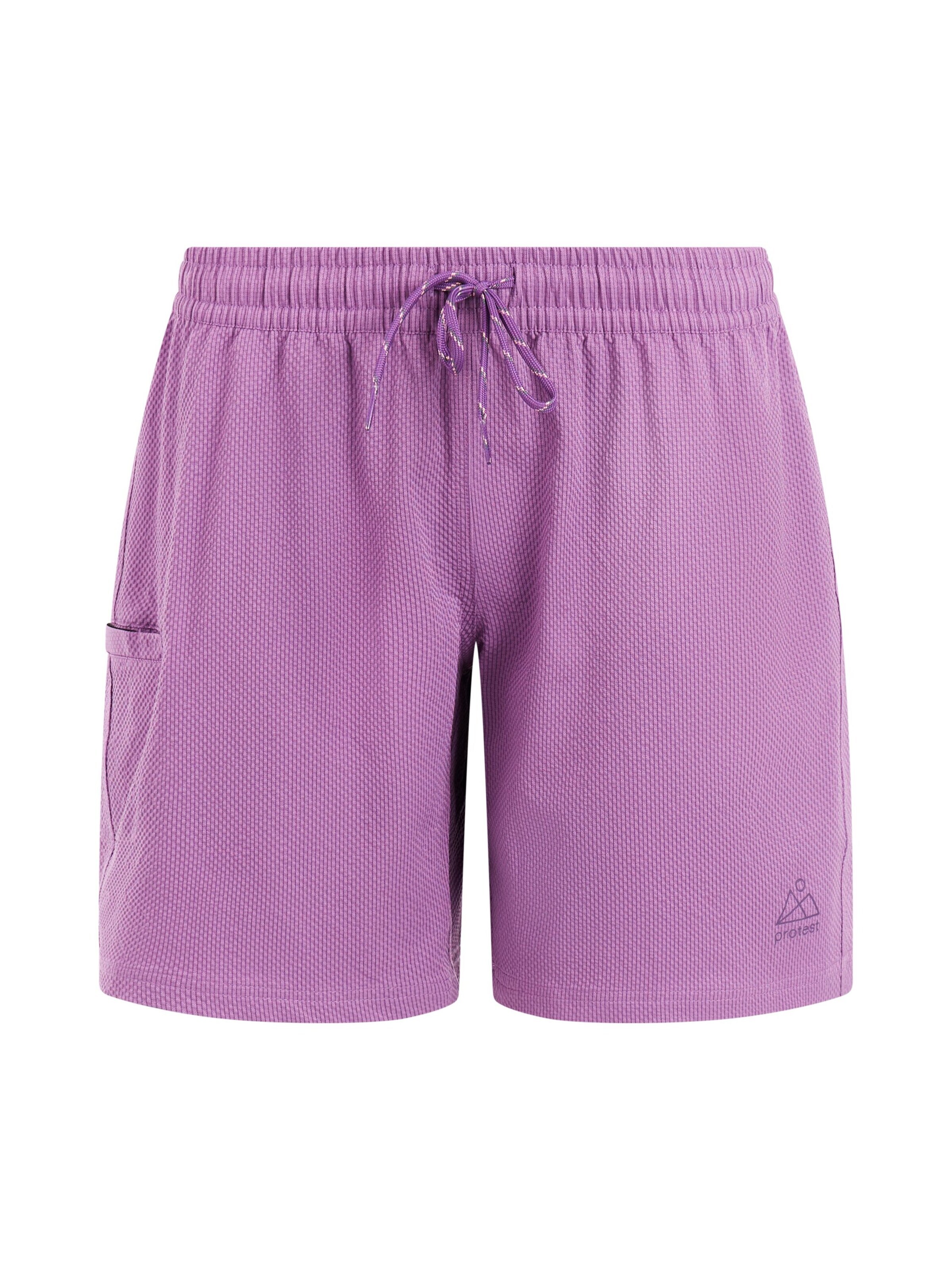 PROTEST Boardshorts 'PRTAgaat 25'‌‌‌‌ in Lila: Vorderseite