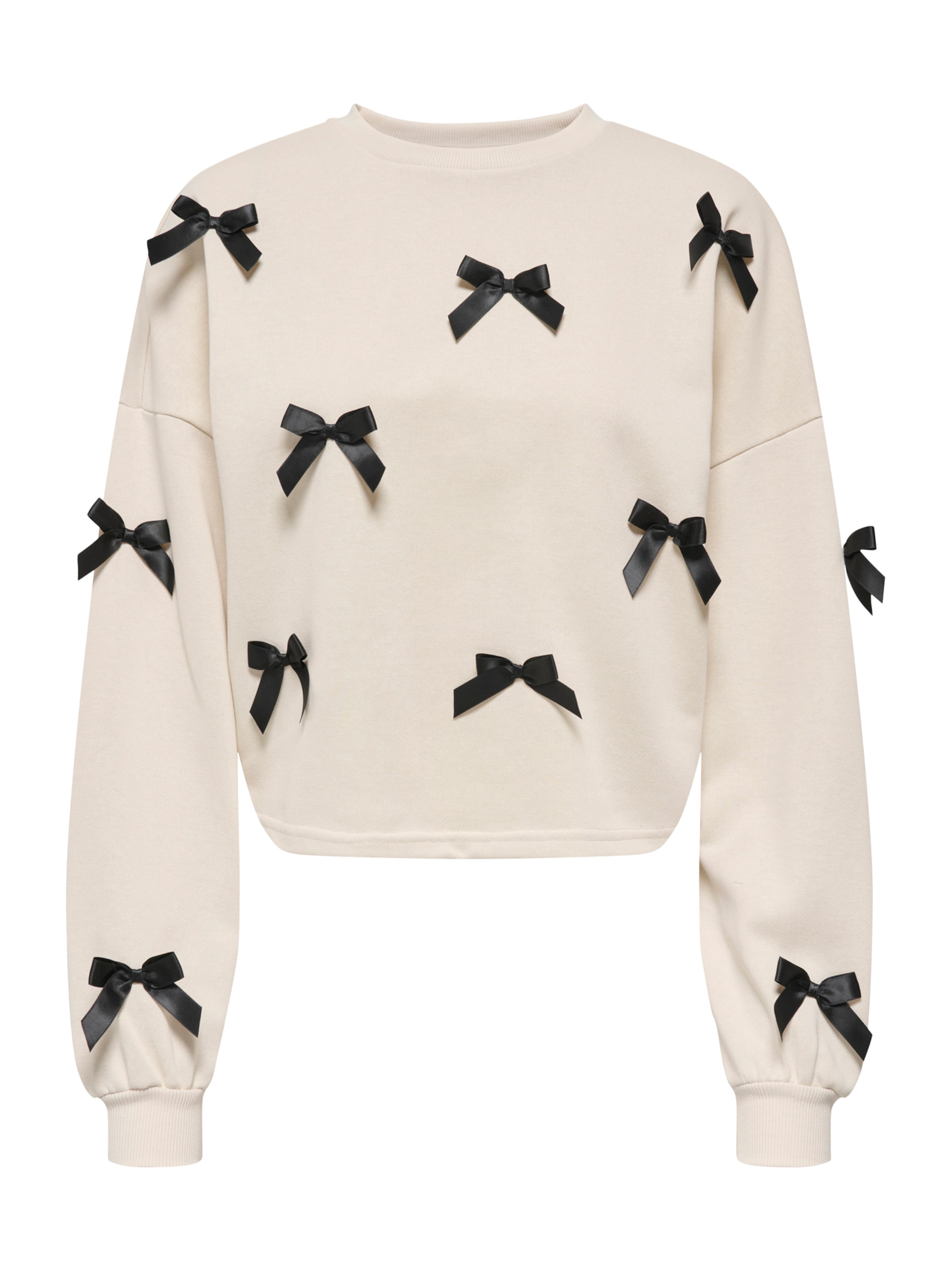ONLY Sweatshirt 'ONLJEDEITE' in Beige: front