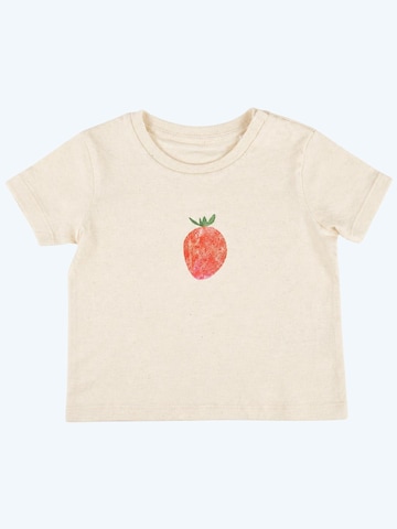MelaDi Shirt 'Erdbeere' in White: front