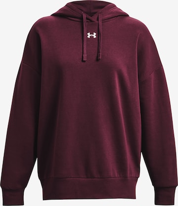 UNDER ARMOUR Sportief sweatshirt in Rood: voorkant