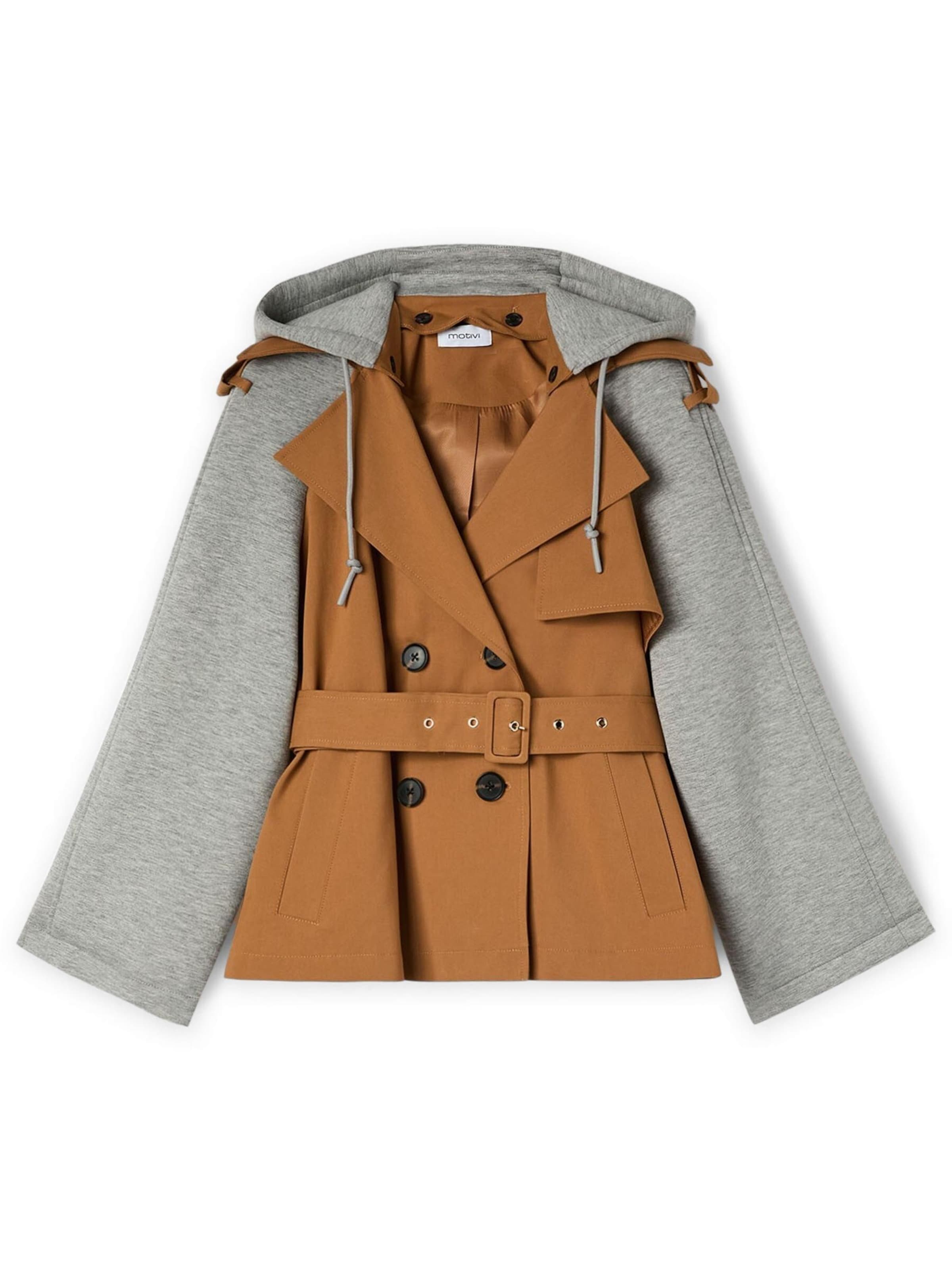 MOTIVI Wintermantel‌‌‌‌ in Beige: Vorderseite