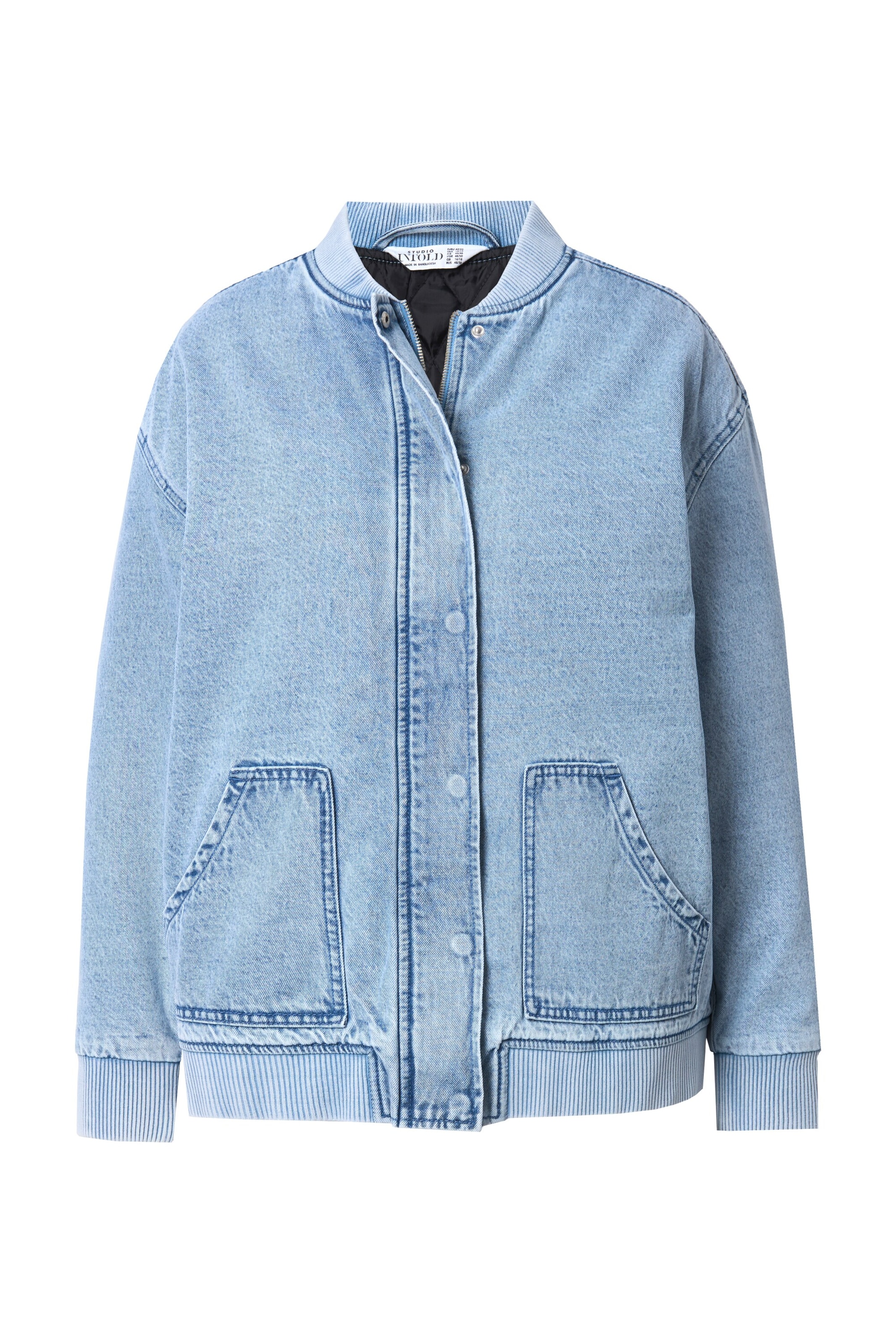 Studio Untold Between-season jacket in Blue: front