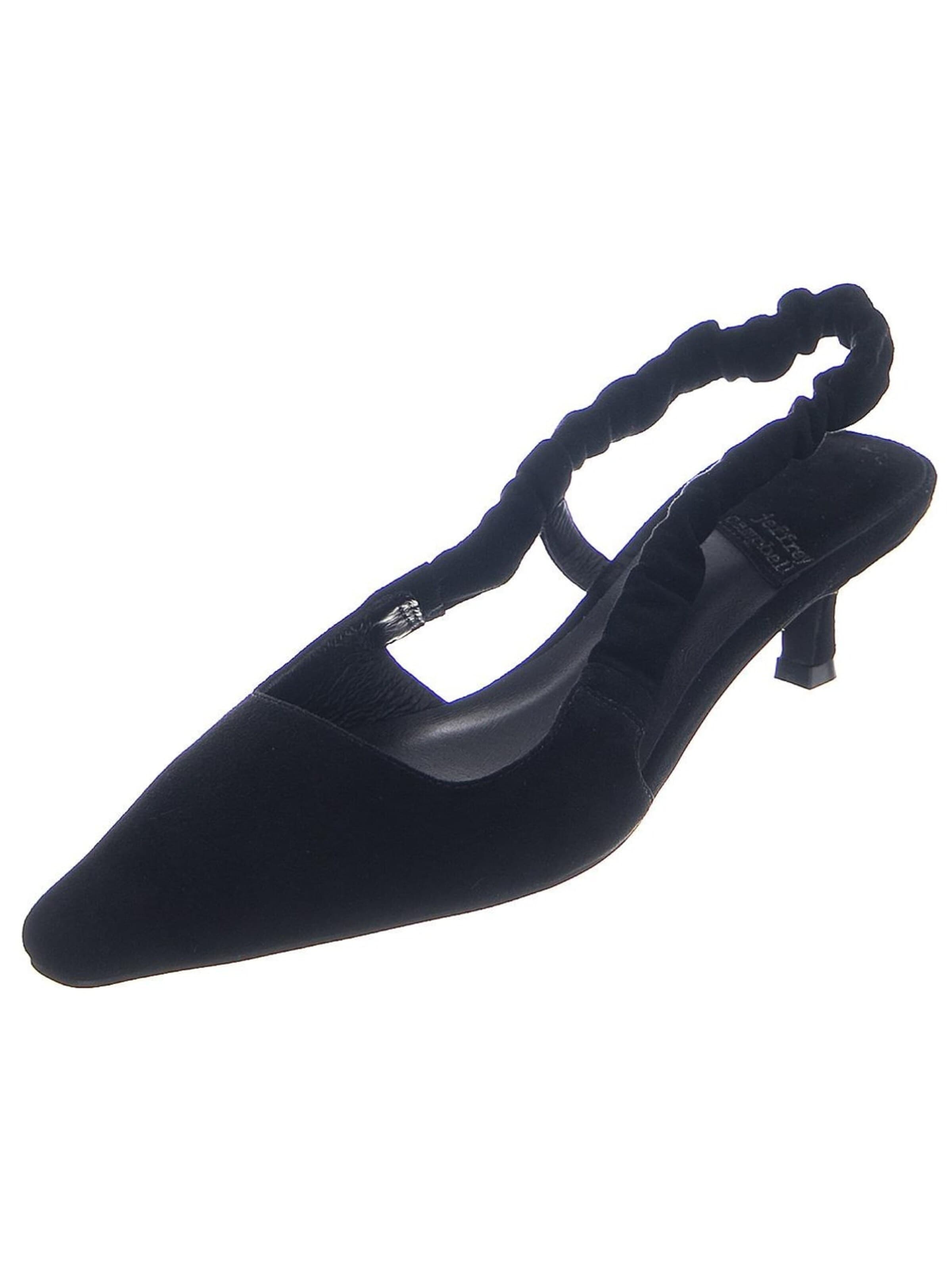 Jeffrey Campbell Czółenka 'Coralene' w kolorze czarny: przód