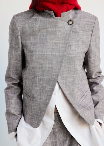 MANGO Blazer 'CELIA' in Grau: Vorderseite