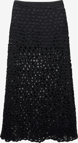 Fustă de la Pull&Bear pe negru: față