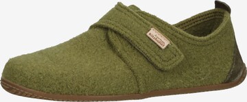 Living Kitzbühel Slippers in Green: front