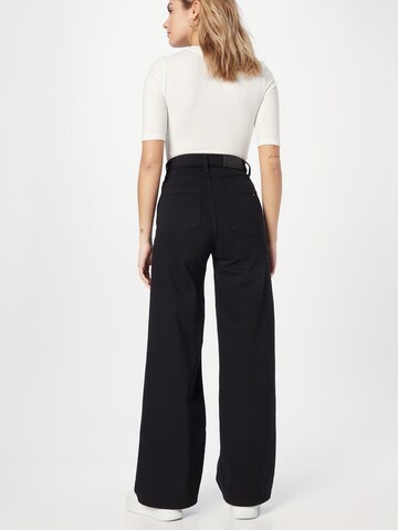 TOMMY HILFIGER Wide Leg Jeans in Schwarz