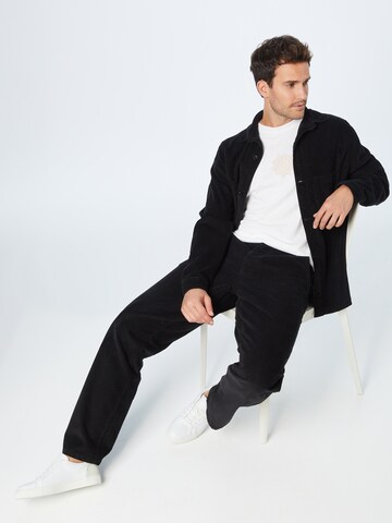 ABOUT YOU Limited Regular Trousers 'Nico' in Black