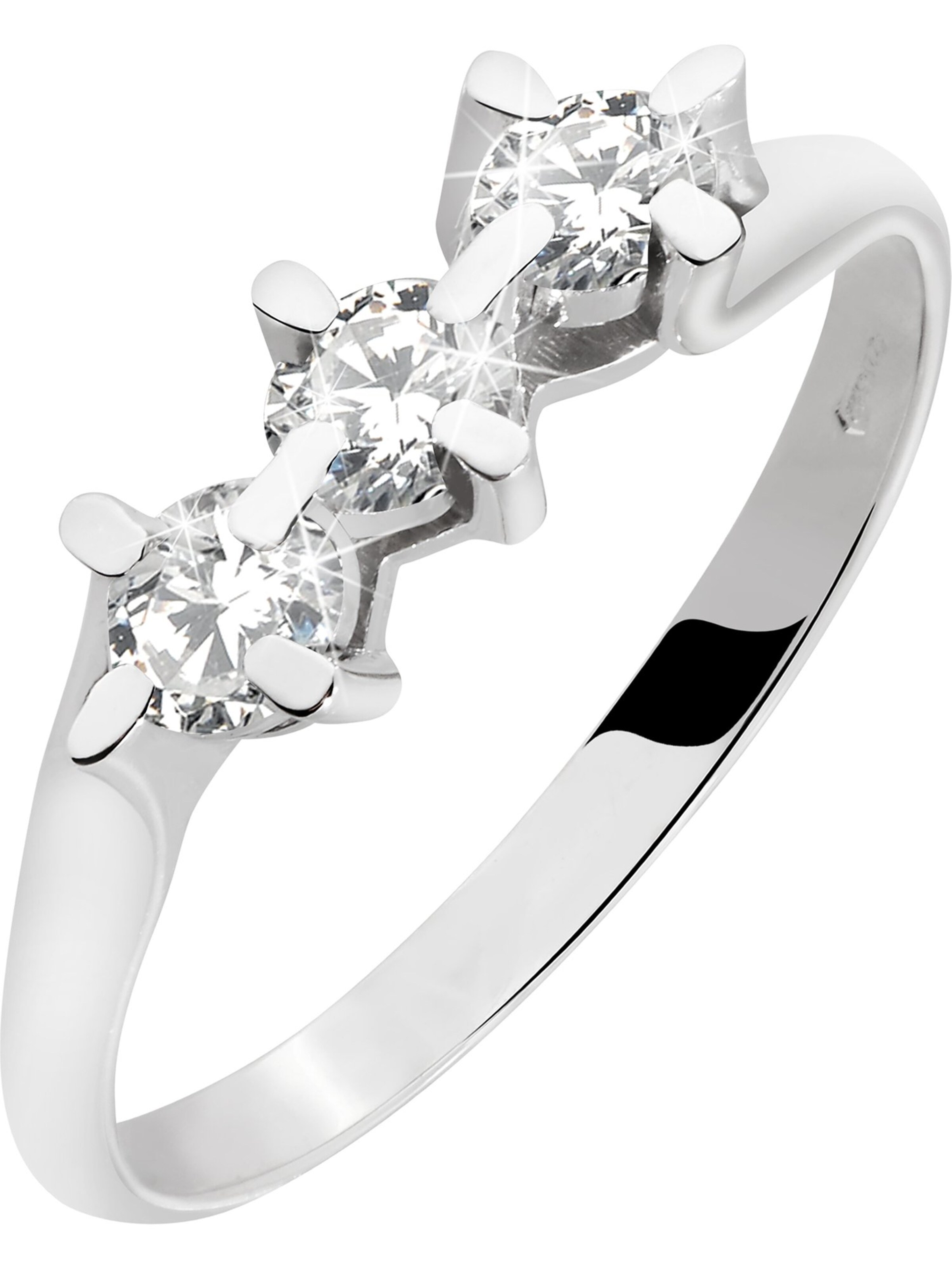 CHRIST Ring in Silber: Vorderseite