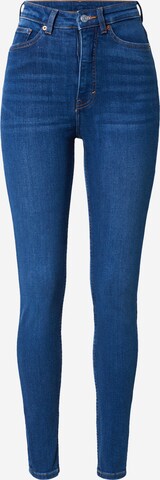 Monki - Skinny Calças de ganga em azul: frente