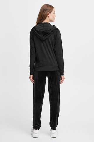 Oxmo Zip-Up Hoodie 'Oxmitanna' in Black