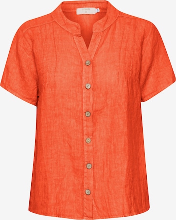 Cream Bluse 'Bellis' i orange: forside