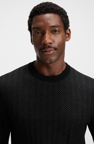 BOSS Pullover in Schwarz