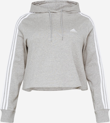 ADIDAS SPORTSWEAR Sportsweatshirt 'Essentials 3-Stripes French Terry ' in Grau: predná strana