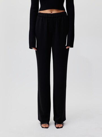 LeGer by Lena Gercke Loose fit Trousers 'Aylin Tall' in Black: front