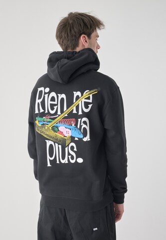 Cleptomanicx Sweatshirt 'Rien ne va plus' in Schwarz