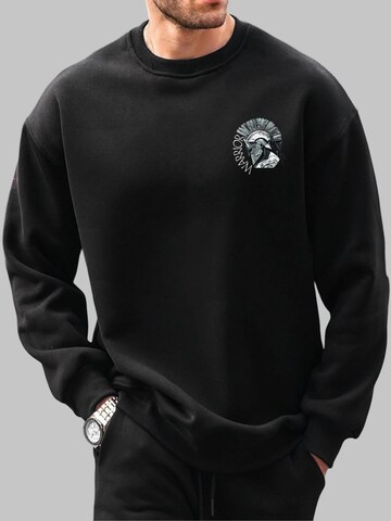 RMK Sweatshirt 'Sparta'‌‌‌‌‌‌‌‌ in Schwarz