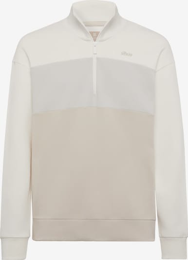 Boggi Milano Sweatshirt in Beige / Grey / White, Item view