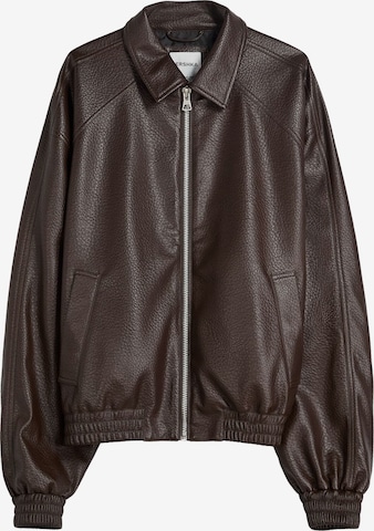 Bershka Välikausitakki värissä ruskea: etupuoli