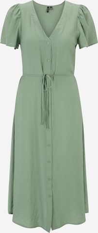 Vero Moda Tall Skjortklänning 'JOSIE' i grön: framsida